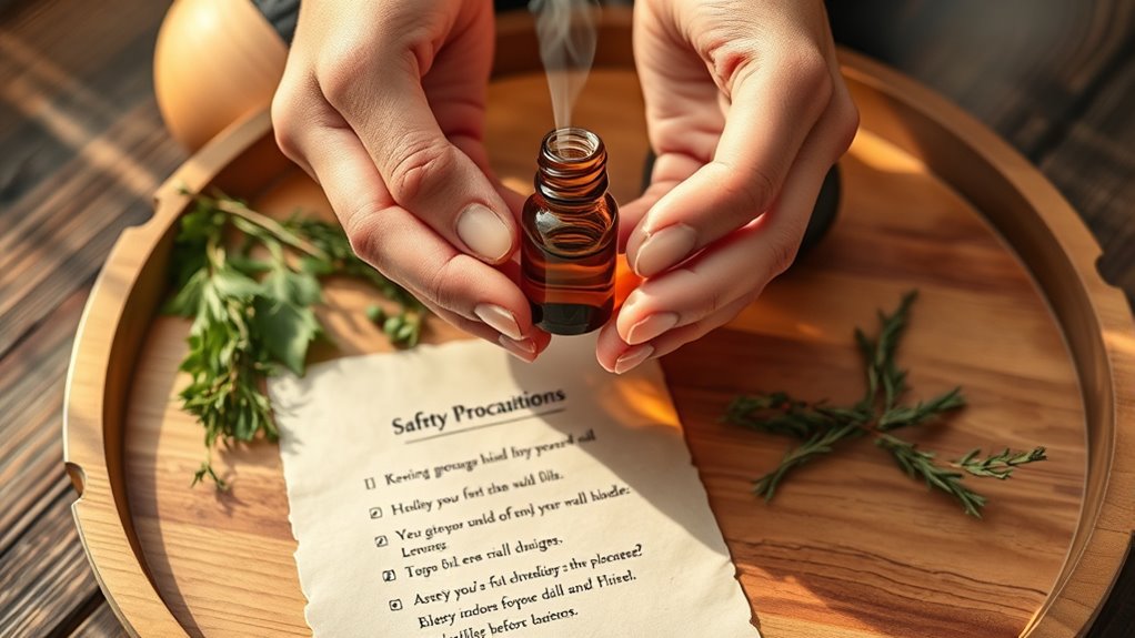 use oils safely carefully