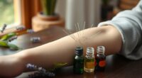 acupuncture enhanced with oils