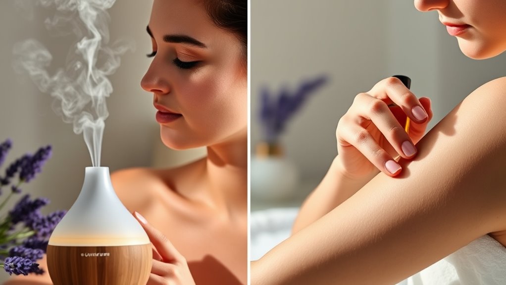 aromatherapy inhalation vs topical