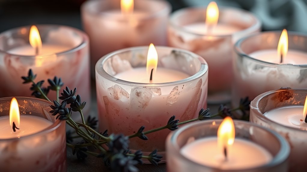 choosing crystal scented candles