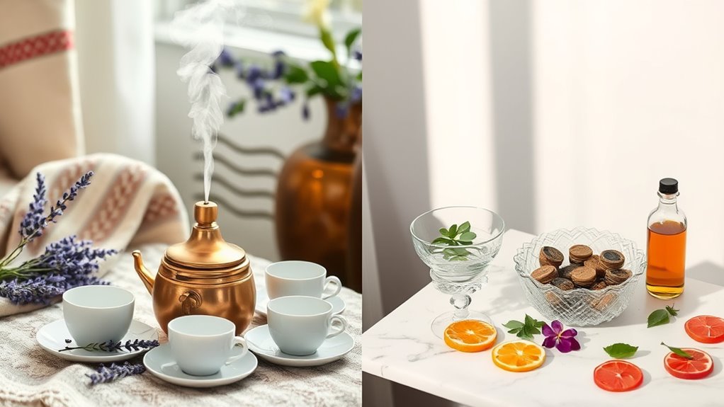 comparing english french aromatherapy