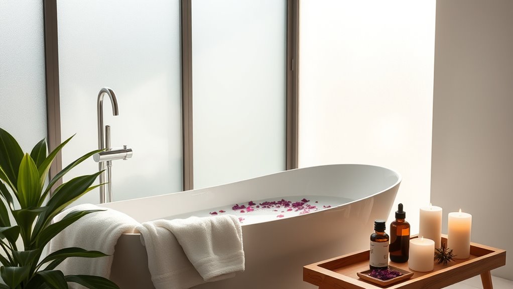 create calming spa sanctuary