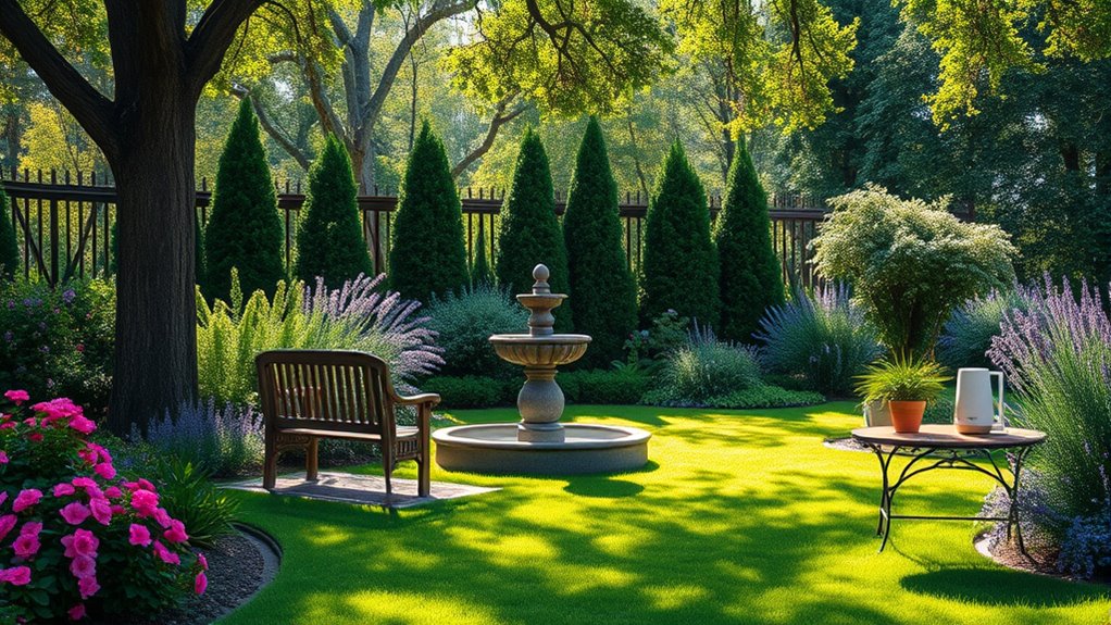 create tranquil outdoor retreat