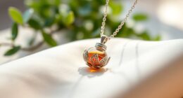 diffuser necklaces promote calm