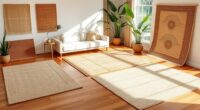 eco friendly bamboo silk rugs