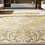elegant metallic accent rugs