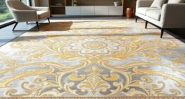 elegant metallic accent rugs
