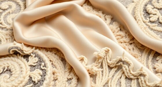 elegant neutral silk carpets