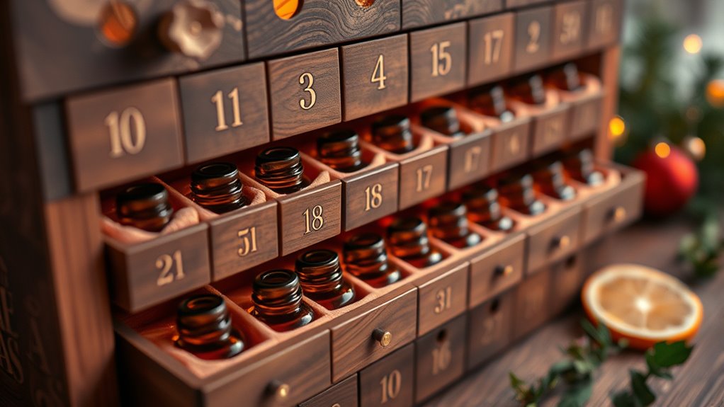 essential oil calendar selection