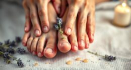 essential oil foot massage