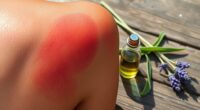 essential oils for sunburn relief