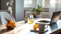 essential oils improve office focus