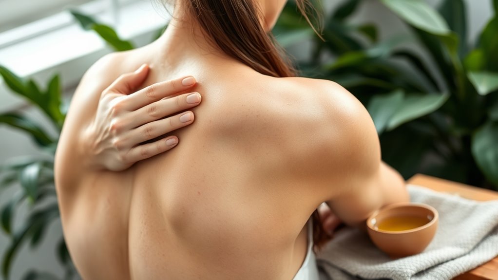 essential oils soothe muscles