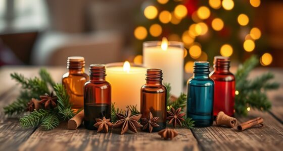 festive holiday aromatherapy blends