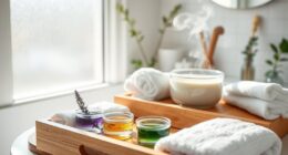 home spa facial routine
