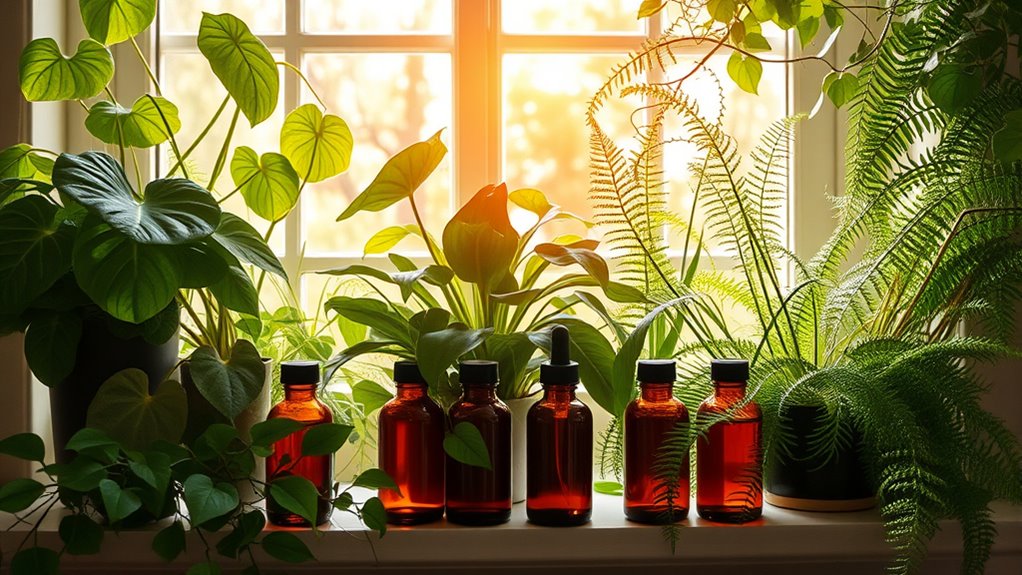 indoor plants and aromatherapy