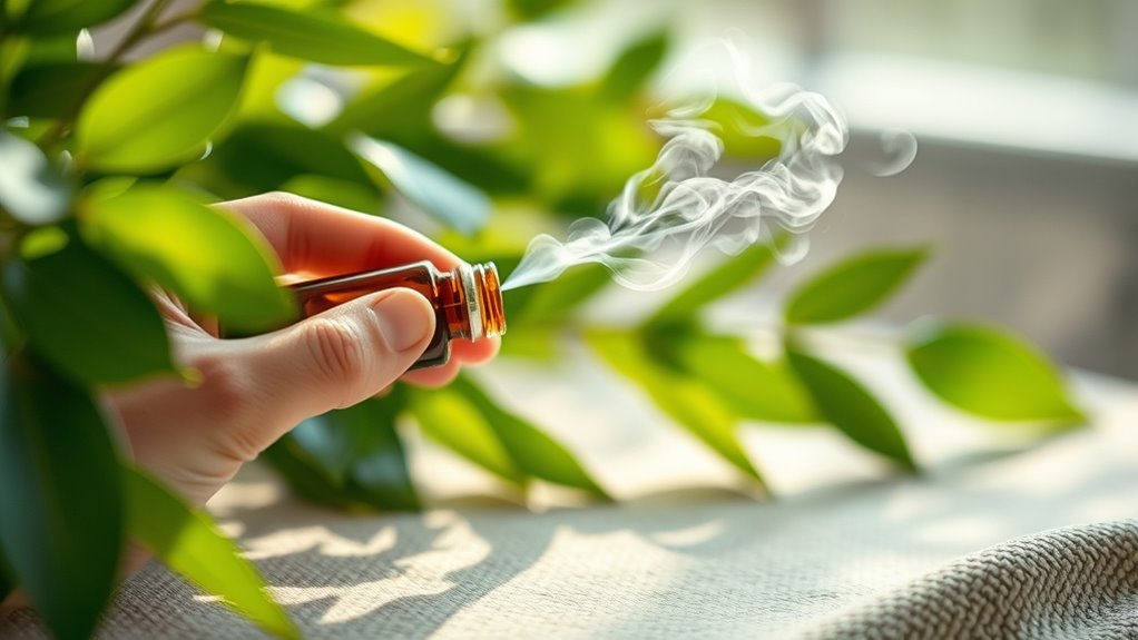 instant calm with aromatherapy