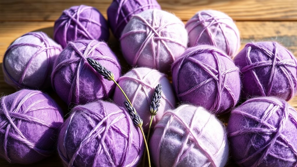 lavender dryer ball sets