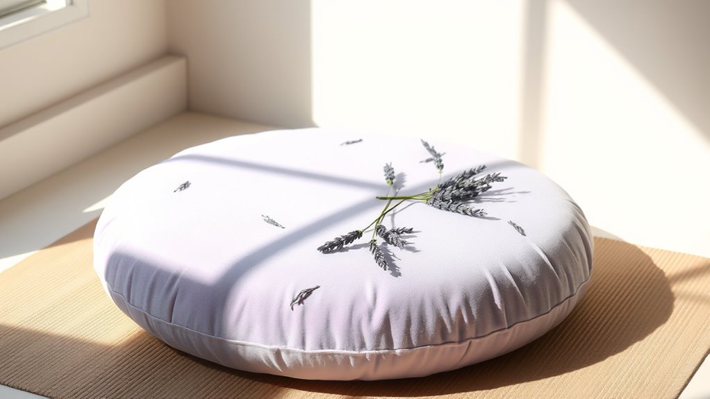 lavender filled meditation cushion considerations