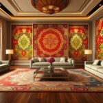luxury oversized silk carpets