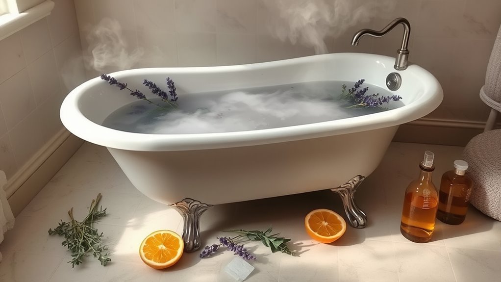 mindful aromatherapy bath relaxation