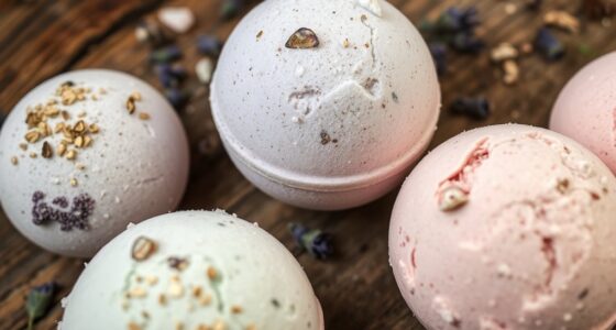 natural essential oil bath bombs