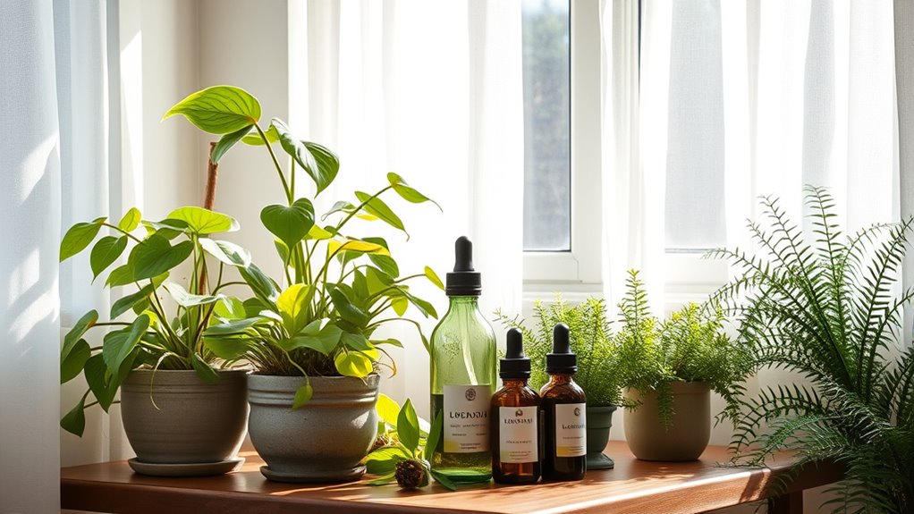 plants and oils for calm