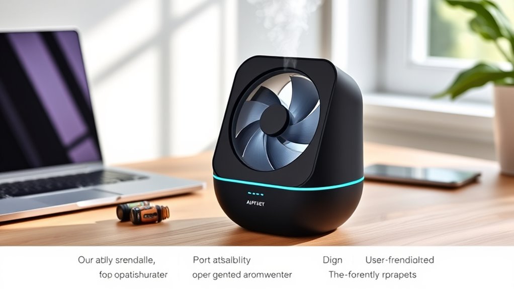 portable powerful quiet stylish