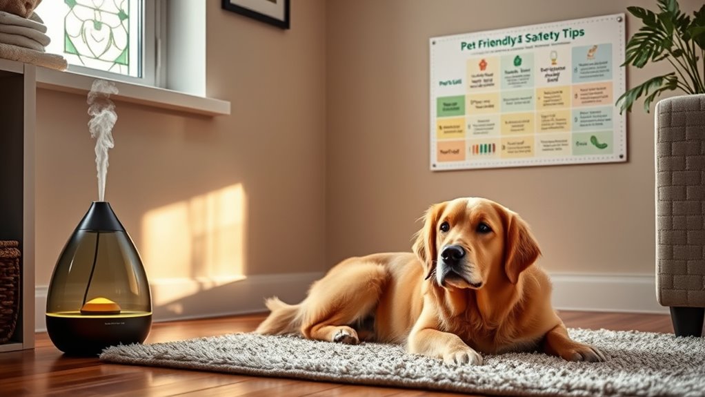 safe pet essential oil diffusing