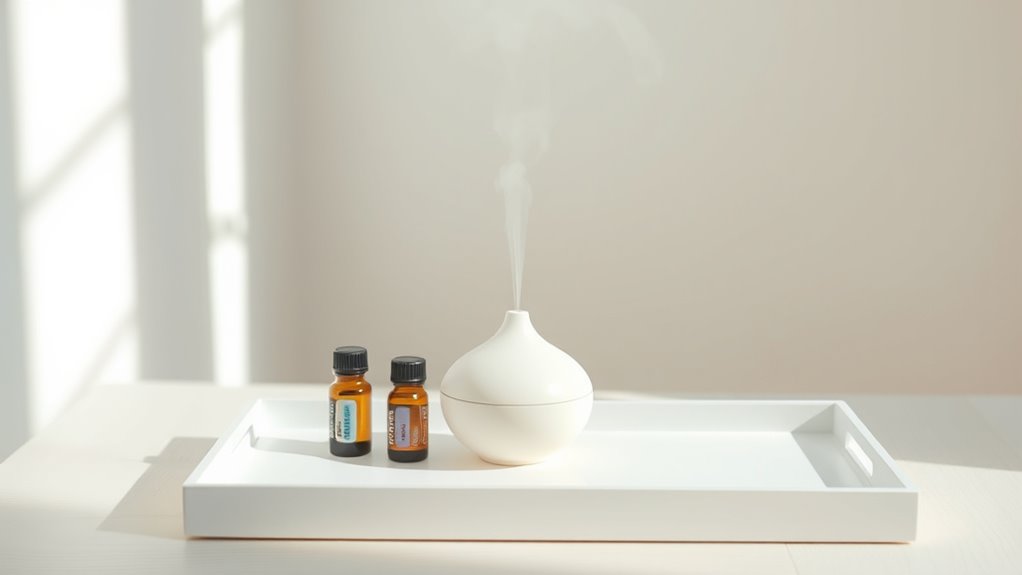 scented mindful decluttering ritual