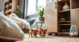 secure essential oils around pets