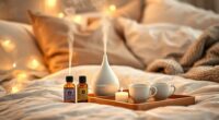 sleep enhancing bedroom aromatherapy