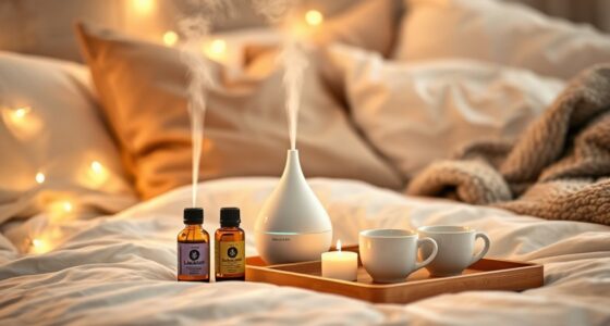 sleep enhancing bedroom aromatherapy