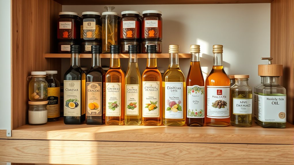 store oils properly and safely