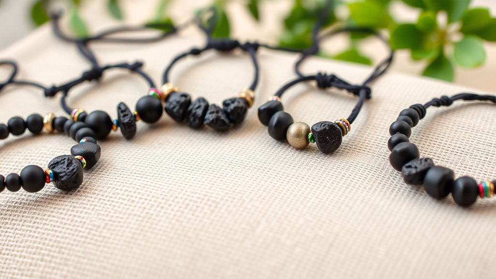 top lava rock anklet diffusers