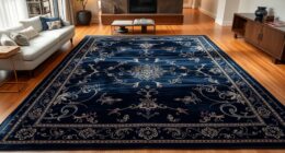 top navy silk rug picks