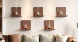 top wall mount diffuser shelves