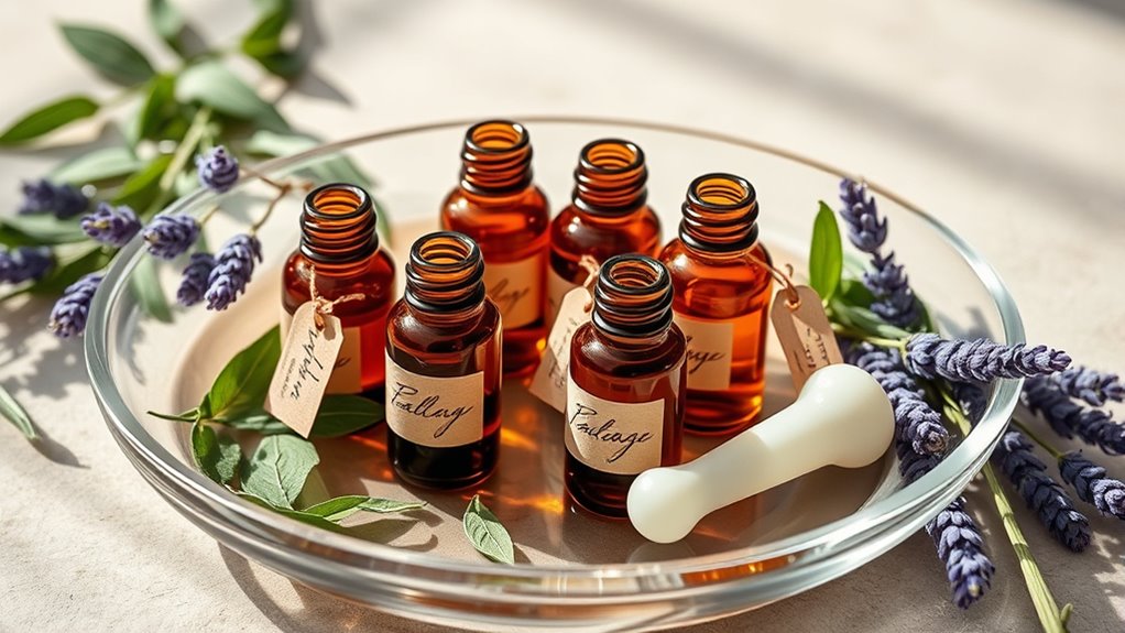 use pure diluted oils