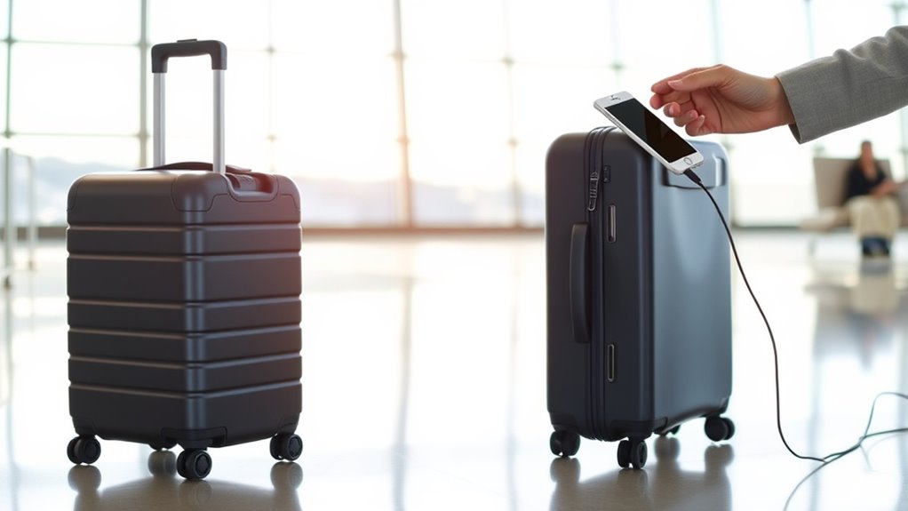 carry on luggage with usb
