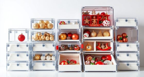 durable holiday ornament containers