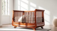 elegant convertible baby cribs