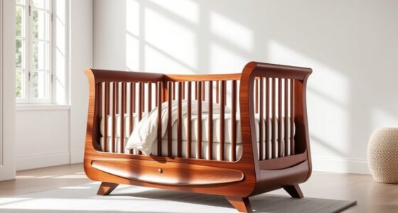 elegant convertible baby cribs