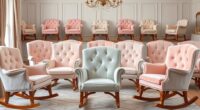 elegant luxury nursery rocking chairs