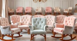 elegant luxury nursery rocking chairs