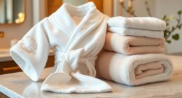 luxury bathrobe towel sets