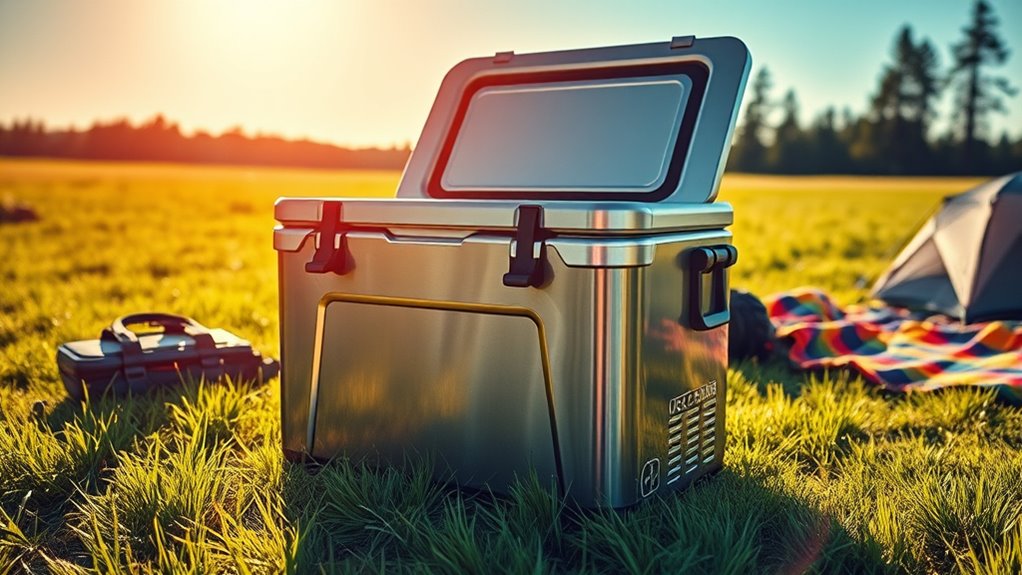 luxury camping cooler selection