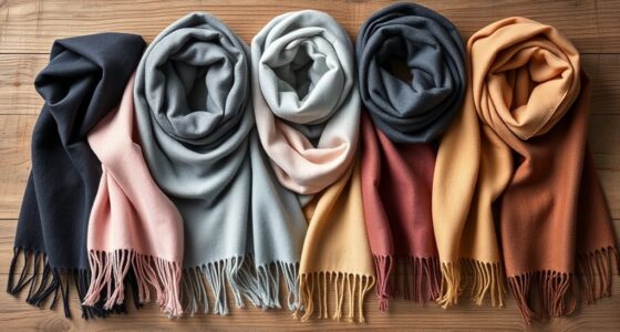 luxury cashmere winter scarves