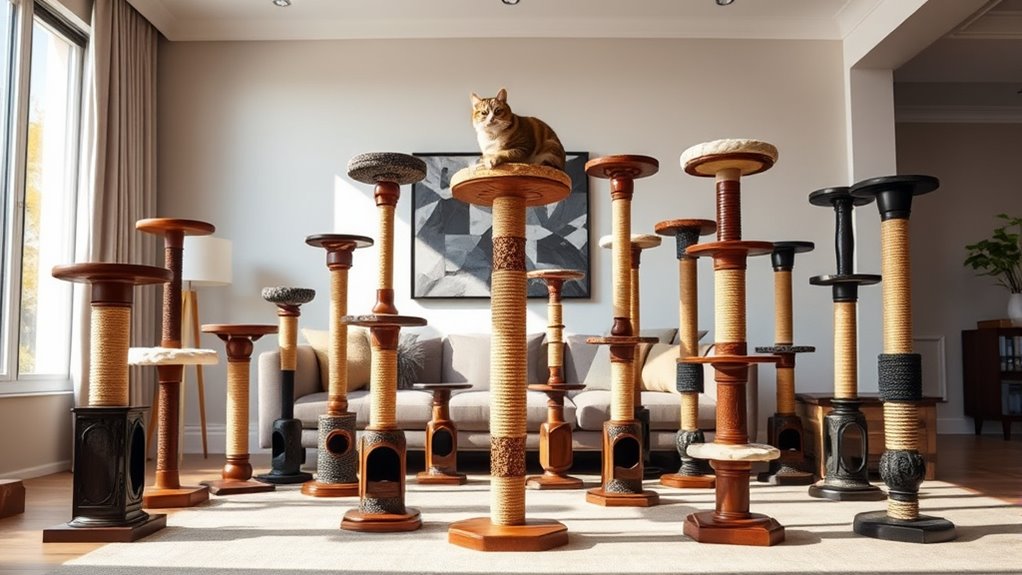luxury cat scratching posts