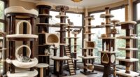 luxury feline climbing structures