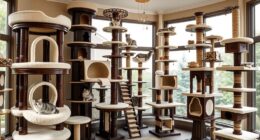 luxury feline climbing structures